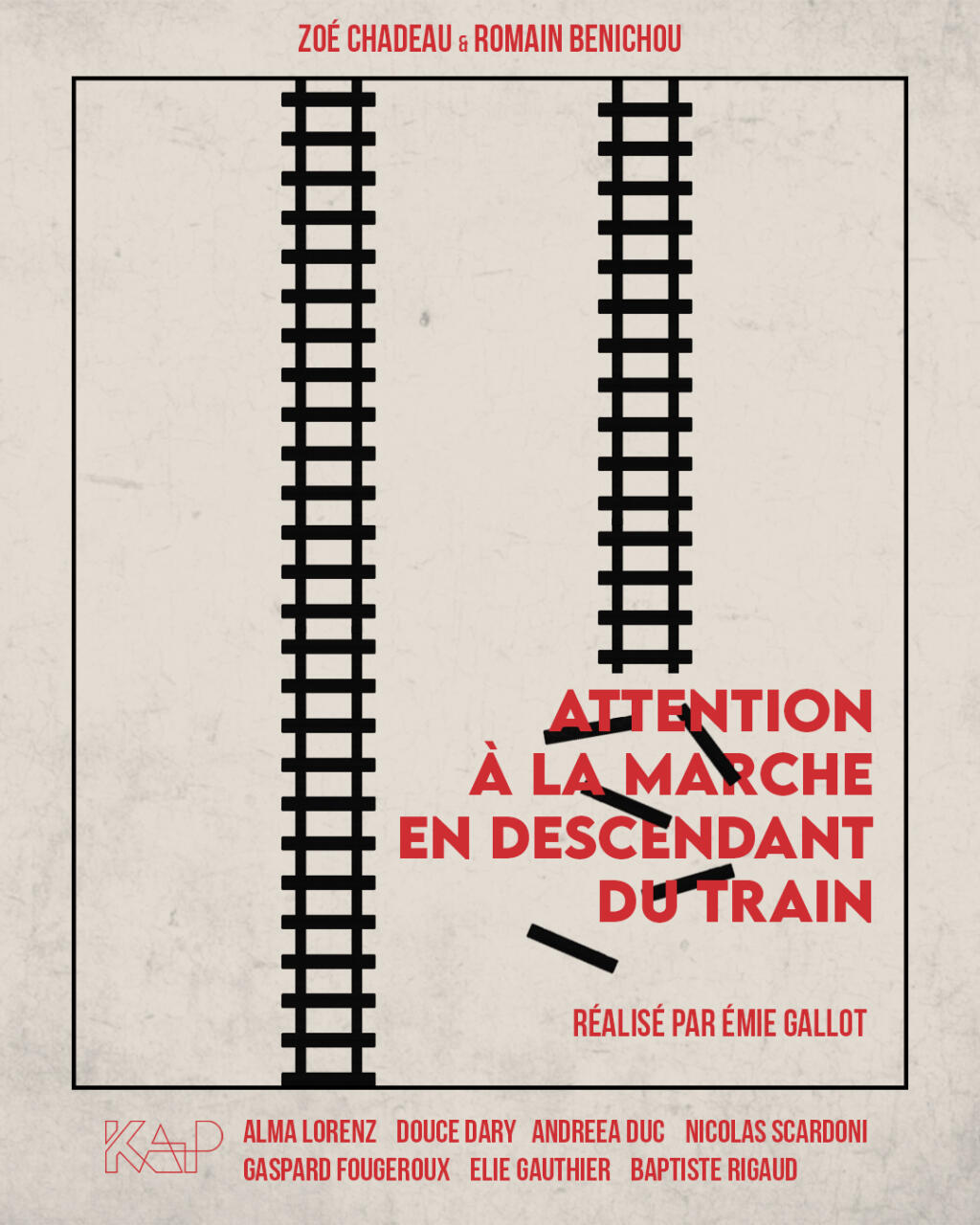 Filmposter for Attention à la marche en descendant du train